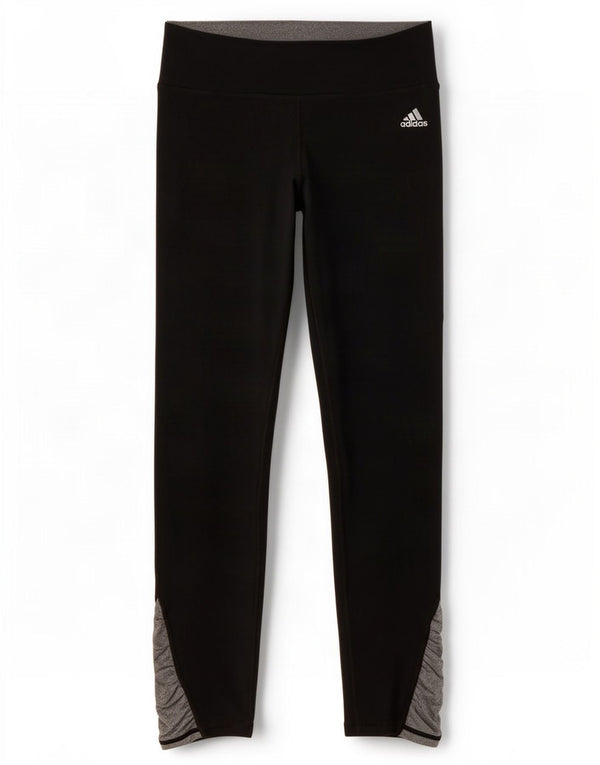 Adidas Leggings Dri Fit para mujer Reino Unido 8/10 Pequeño Negro Colorblock Poliéster
