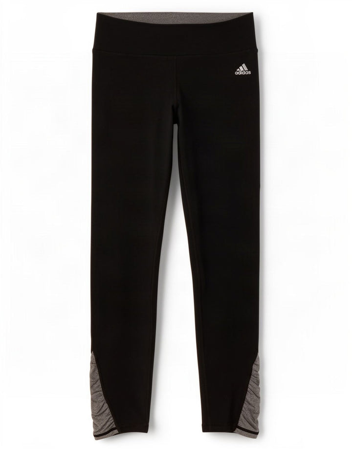 Adidas Leggings Dri Fit para mujer Reino Unido 8/10 Pequeño Negro Colorblock Poliéster