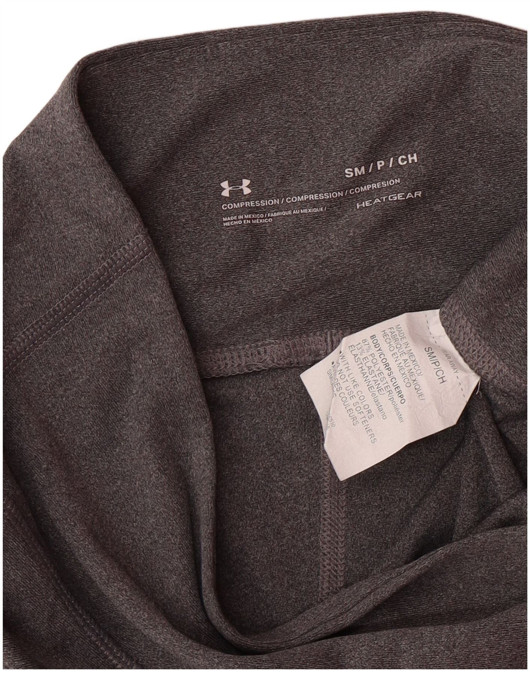 UNDER ARMOUR Leggings Heat Gear para mujer Reino Unido 10 Pequeño poliéster gris