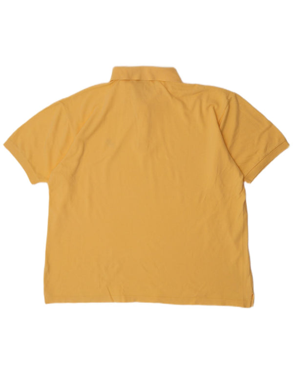 Polo Asics Hombre 2XL Algodón Amarillo