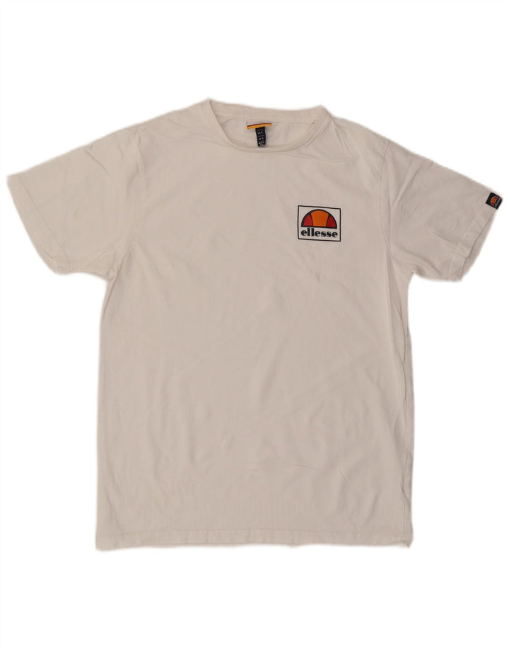 ELLESSE Camiseta Hombre Top Small Blanco Algodón
