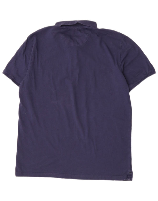 Asociación de Polo de EE. UU. Camisa Slim Hombre XL Azul Marino Algodón