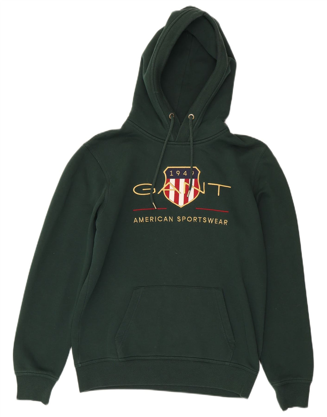GANT Jersey con capucha gráfica de algodón verde medio |
