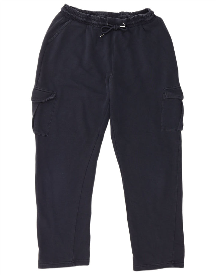 Cotton Traders Pantalones de chándal cargo para hombre XL Azul marino