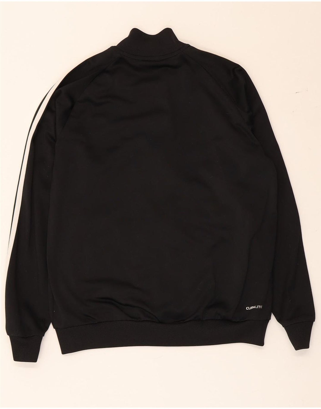 Adidas Chicos Clima 365 Chándal Top Chaqueta 11-12 Años Negro Poliéster