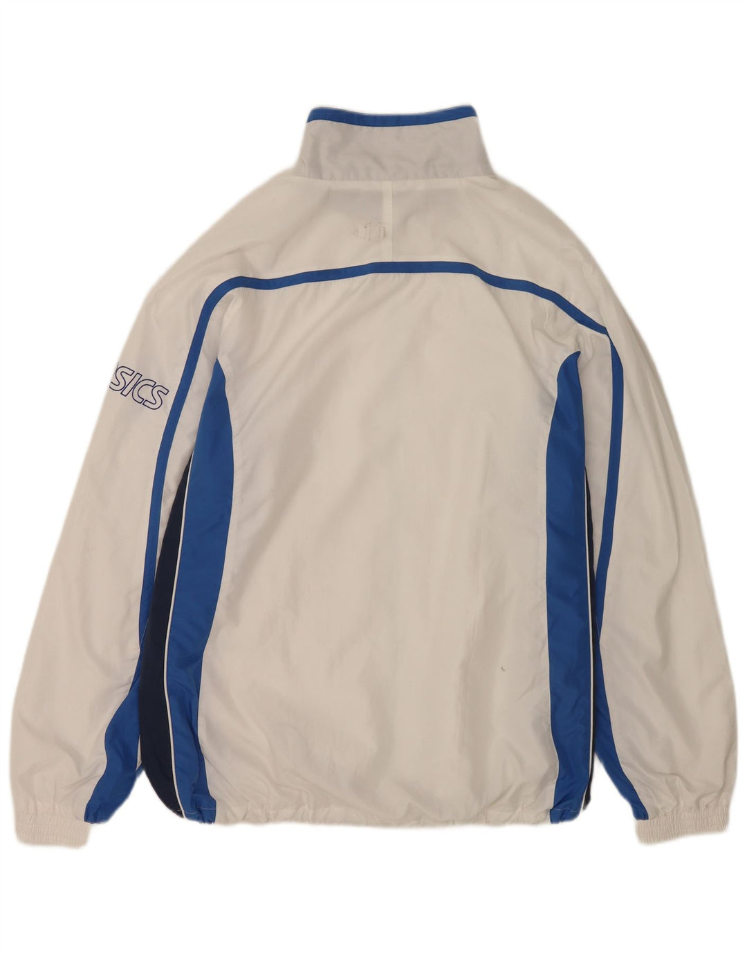 Asics - Chaqueta de chándal para hombre, talla 2XL, color blanco, poliéster