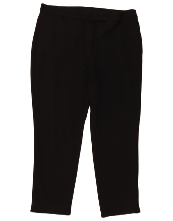 Marks & Spencer Pantalones Chinos Cortos para Mujer UK 40 Large W34 L24 Negro
