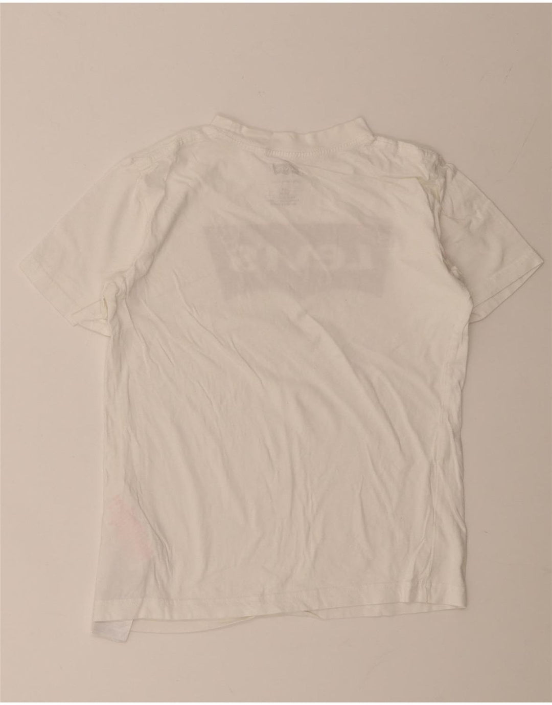 Levi's Camiseta gráfica para niño Top 11-12 años Blanco Algodón