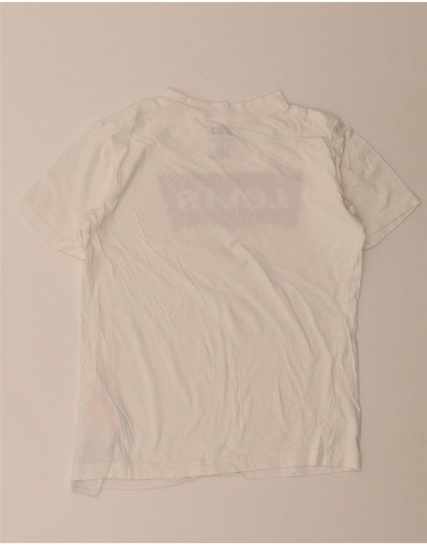 Levi's Camiseta gráfica para niño Top 11-12 años Blanco Algodón