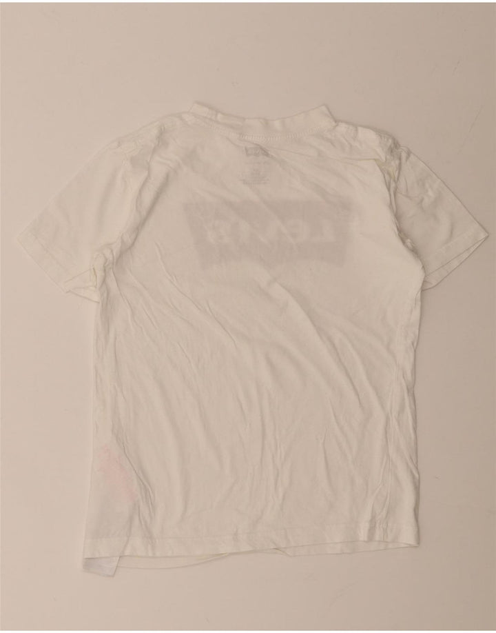 Levi's Camiseta gráfica para niño Top 11-12 años Blanco Algodón
