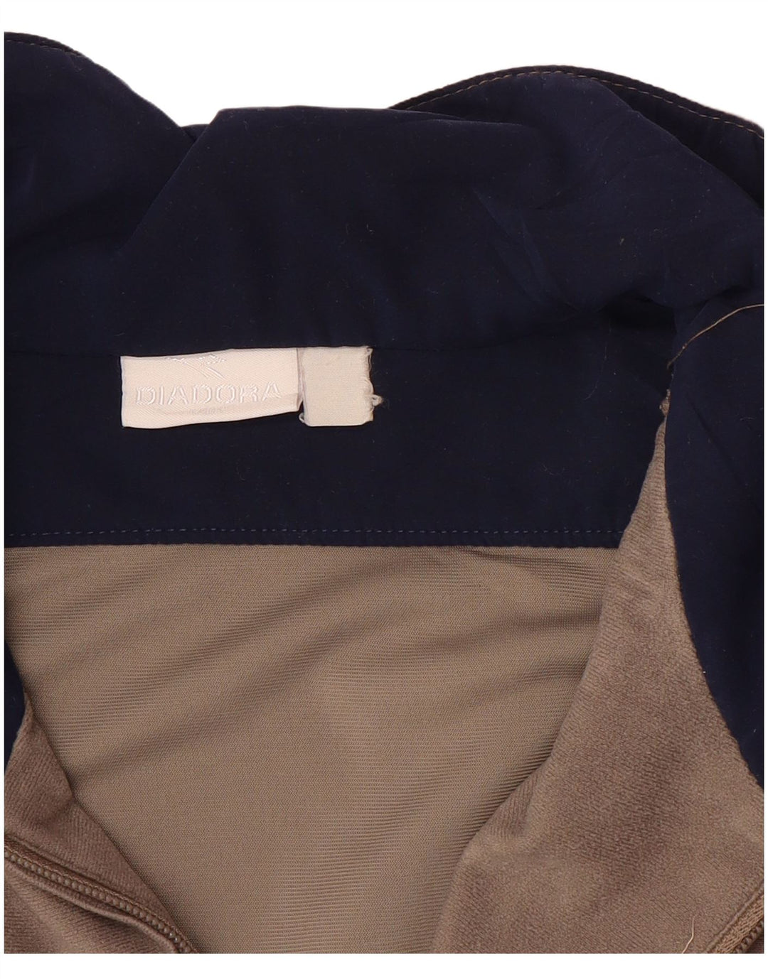 Diadora Chaqueta De Chándal De Terciopelo Para Hombre Gris Grande Color Block