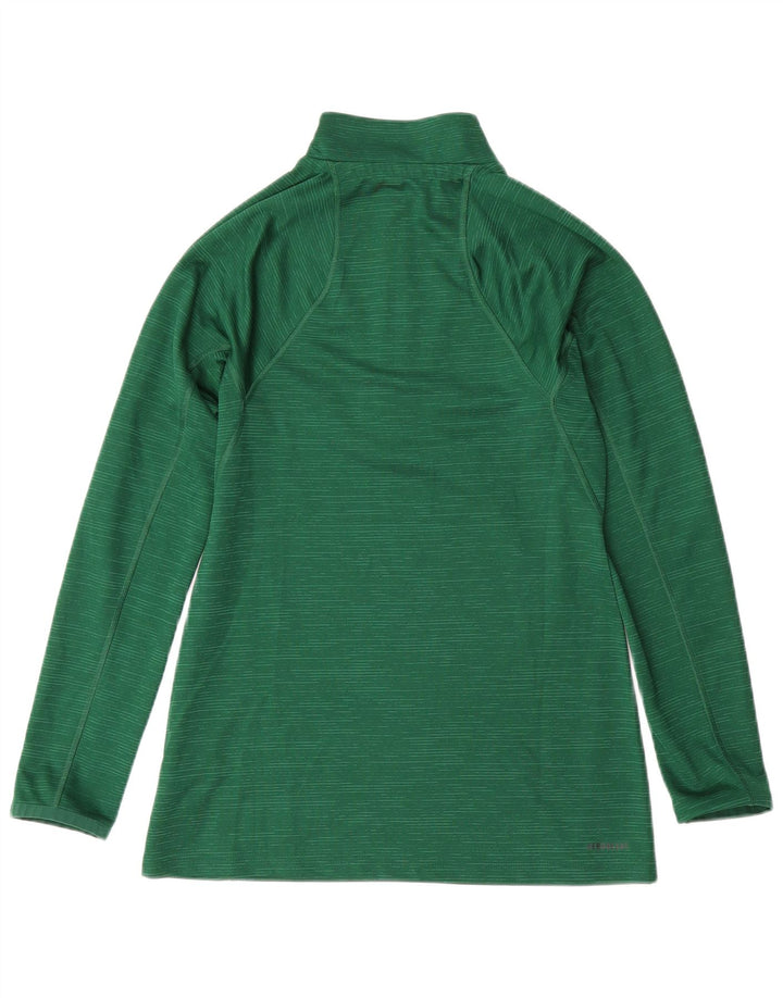 ADIDAS Mujer Aeroready Jersey Chándal Top UK 8/10 Pequeño Verde