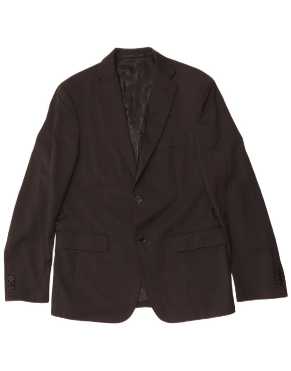 Guess By Marciano Traje de 2 botones para hombre IT 50 Large W36 L32 Negro