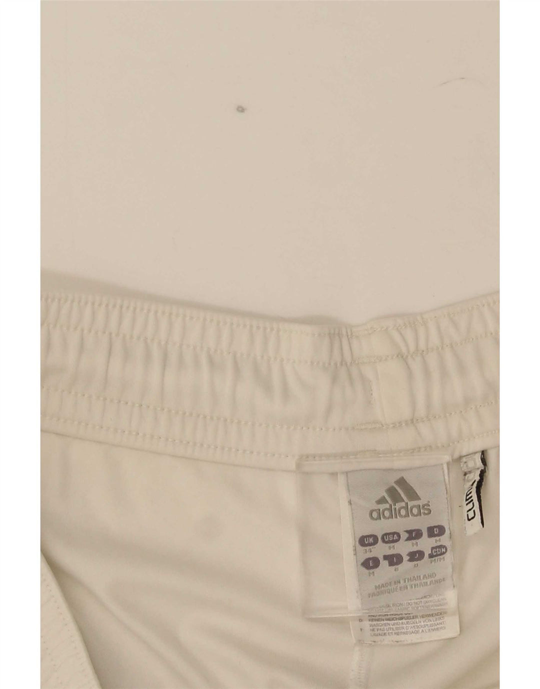 Adidas - Pantalones cortos deportivos para hombre, color blanco medio, poliéster color block