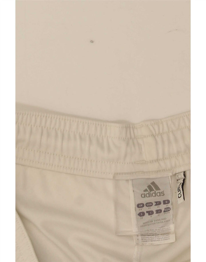 Adidas - Pantalones cortos deportivos para hombre, color blanco medio, poliéster color block