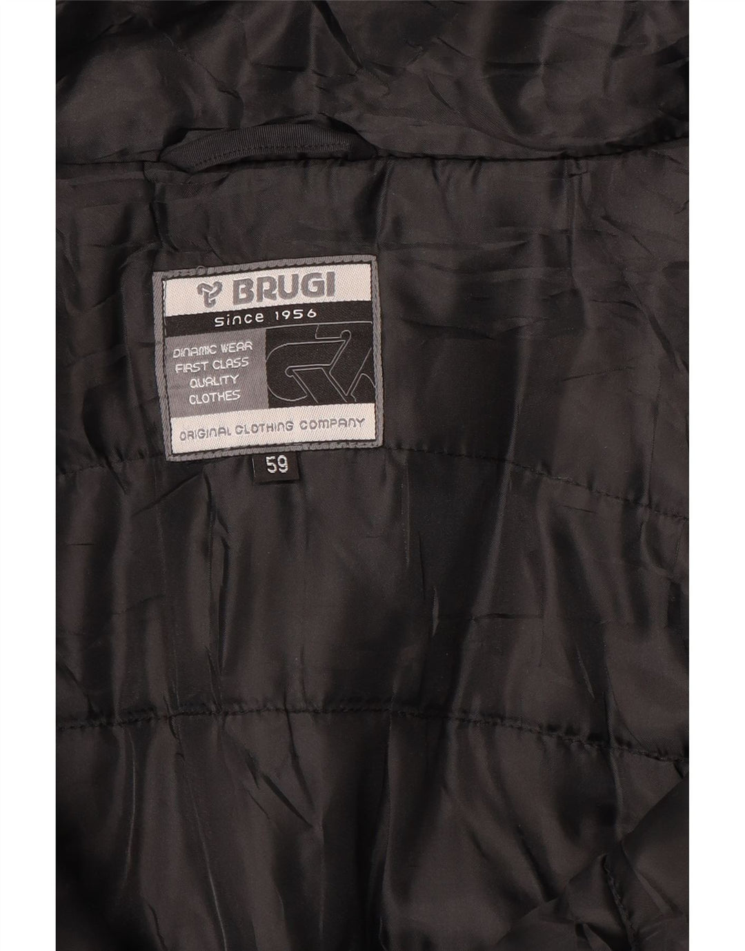 Brugi Chaqueta Cortavientos con Capucha para Hombre Talla 59 3XL Negro