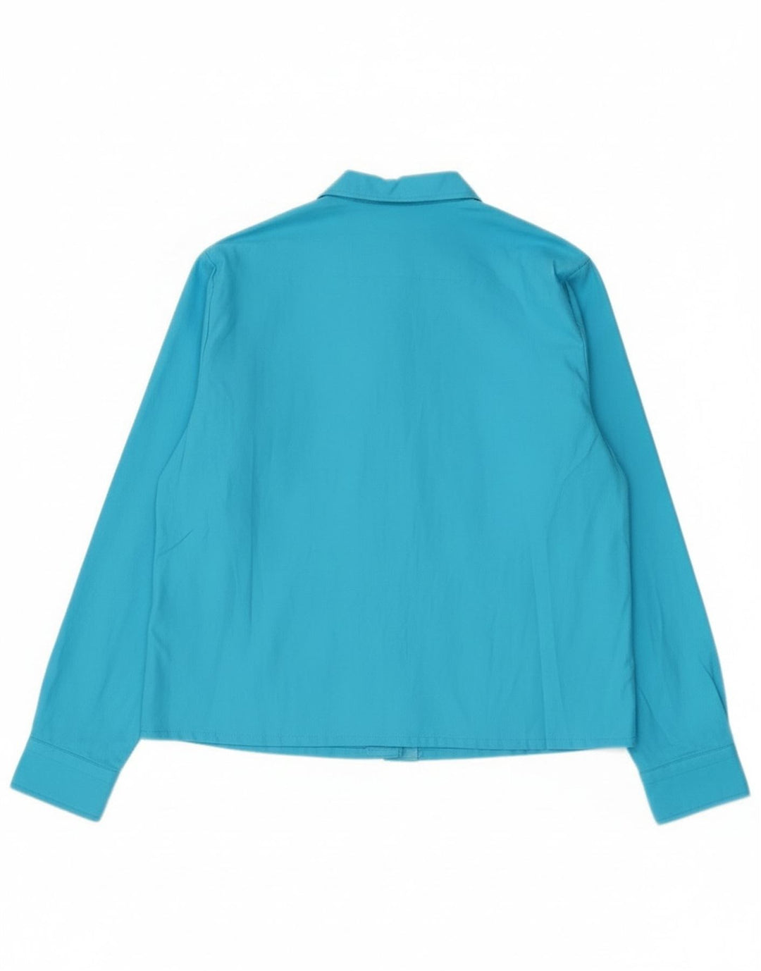 Camisa vintage para mujer IT 46 Azul grande