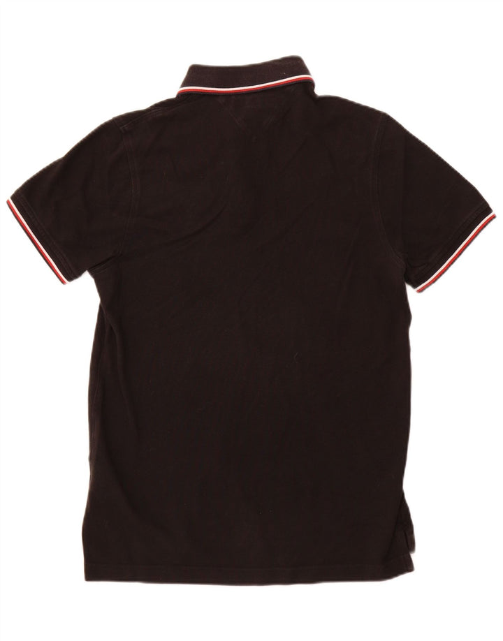 TOMMY HILFIGER Polo Slim Fit para hombre Algodón negro mediano