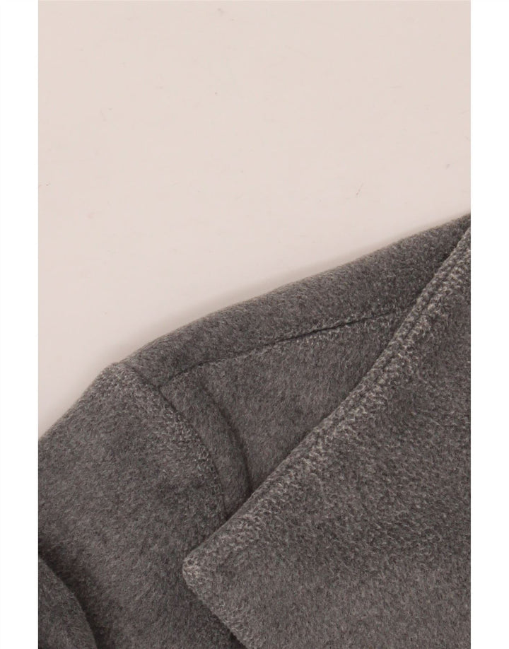 Abrigo ZARA Hombre UK 40 Grande Poliéster Gris