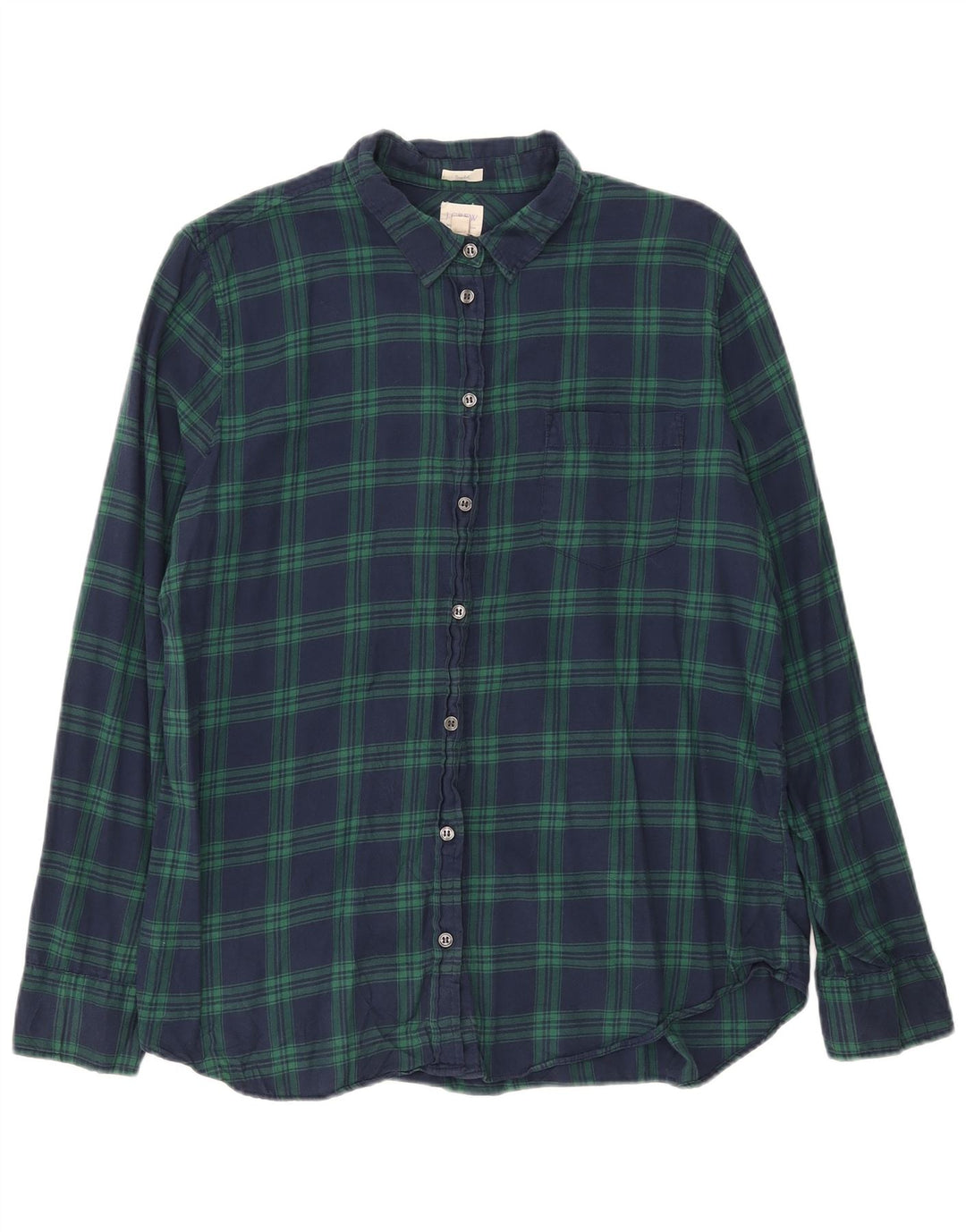 J. Crew - Camisa para mujer, talla grande, color azul marino