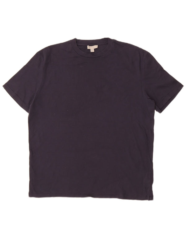 Cos camiseta para hombre Top grande azul marino algodón