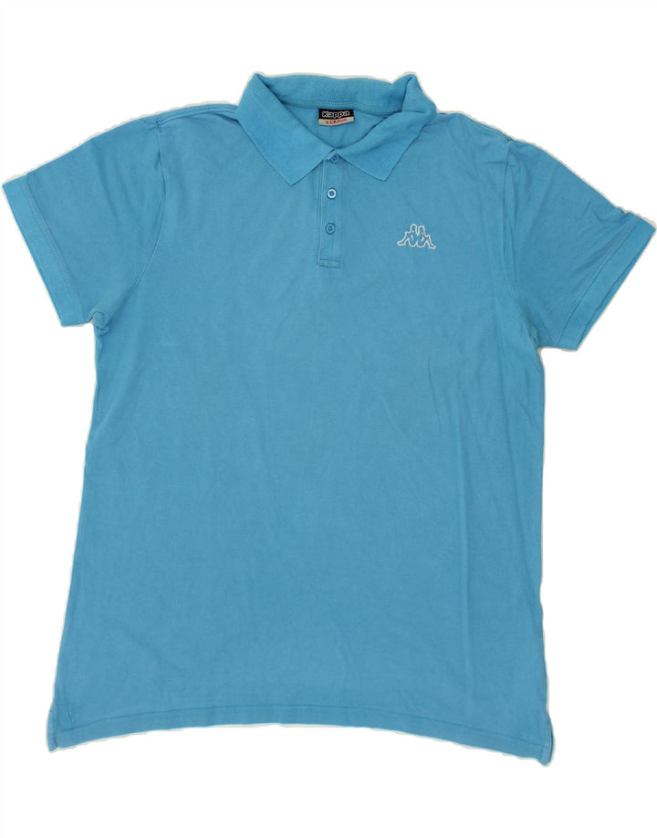 KAPPA Mens Polo Shirt XL Blue Vintage Kappa and Second-Hand Kappa from Messina Hembry 