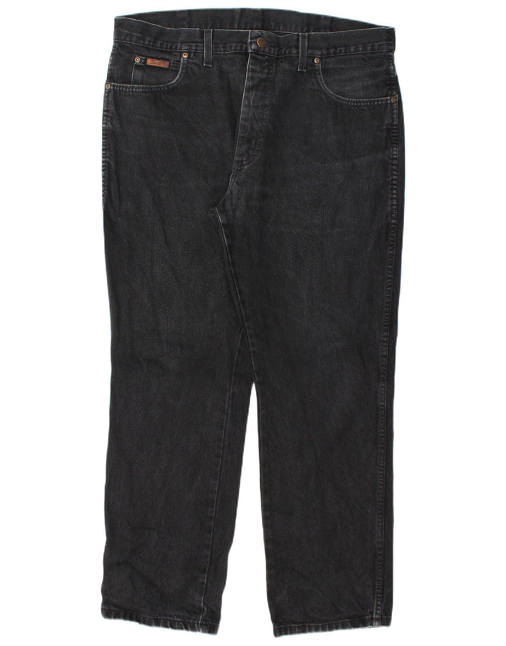 WRANGLER Vaqueros rectos para hombre W36 L30 Gris