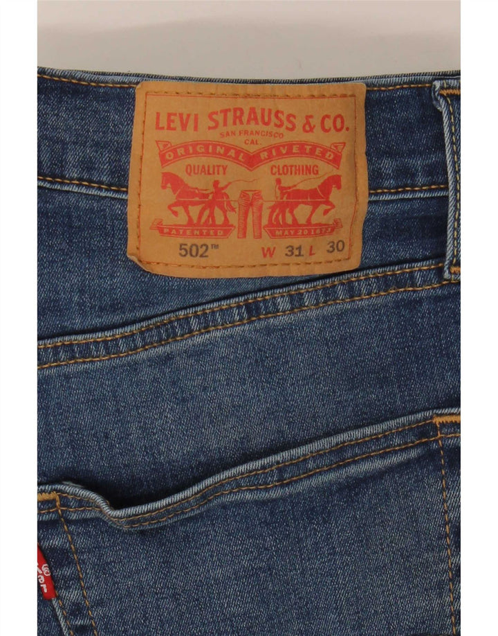 Vaqueros Levi's 502 Tapered para hombre W31 L30 Algodón azul