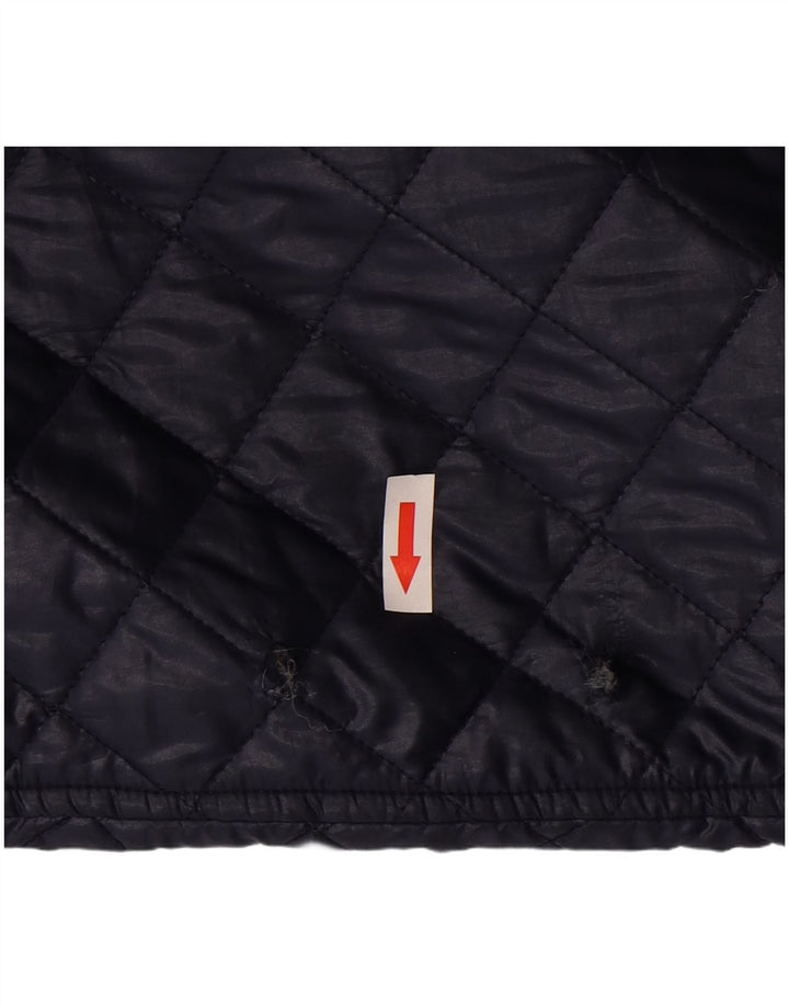 Abrigo acolchado para mujer G-Star UK 44 Poliéster azul marino mediano