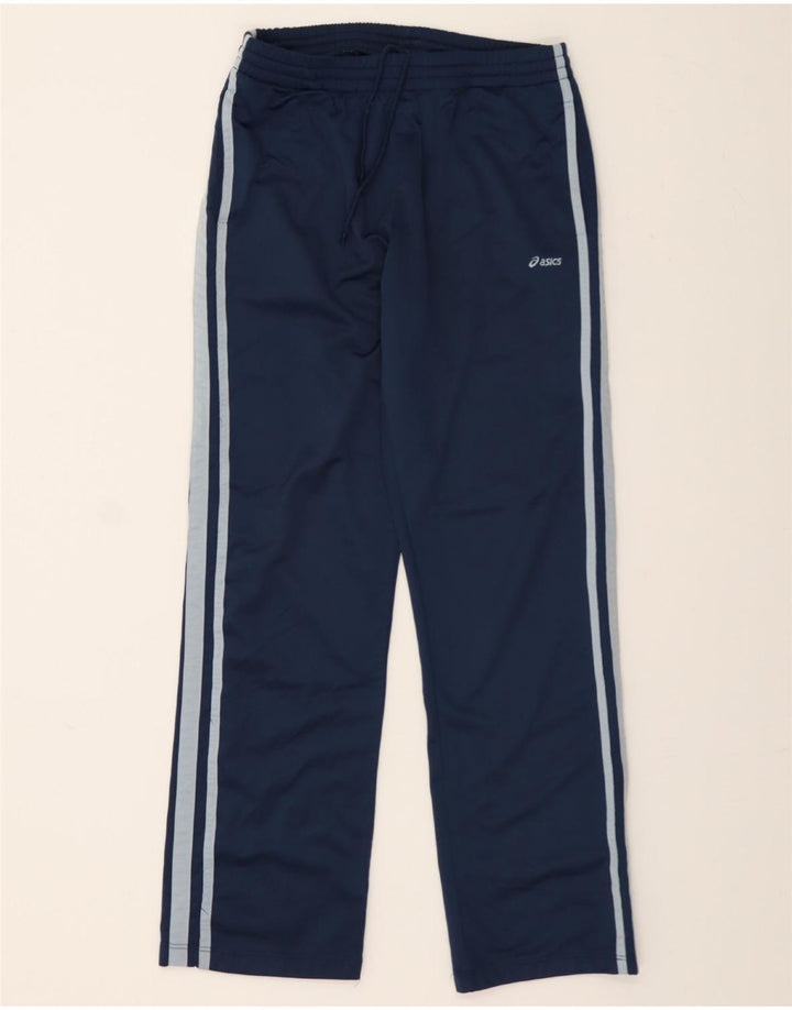 ASICS - Pantalón de chándal para hombre, talla grande, poliéster, color azul marino