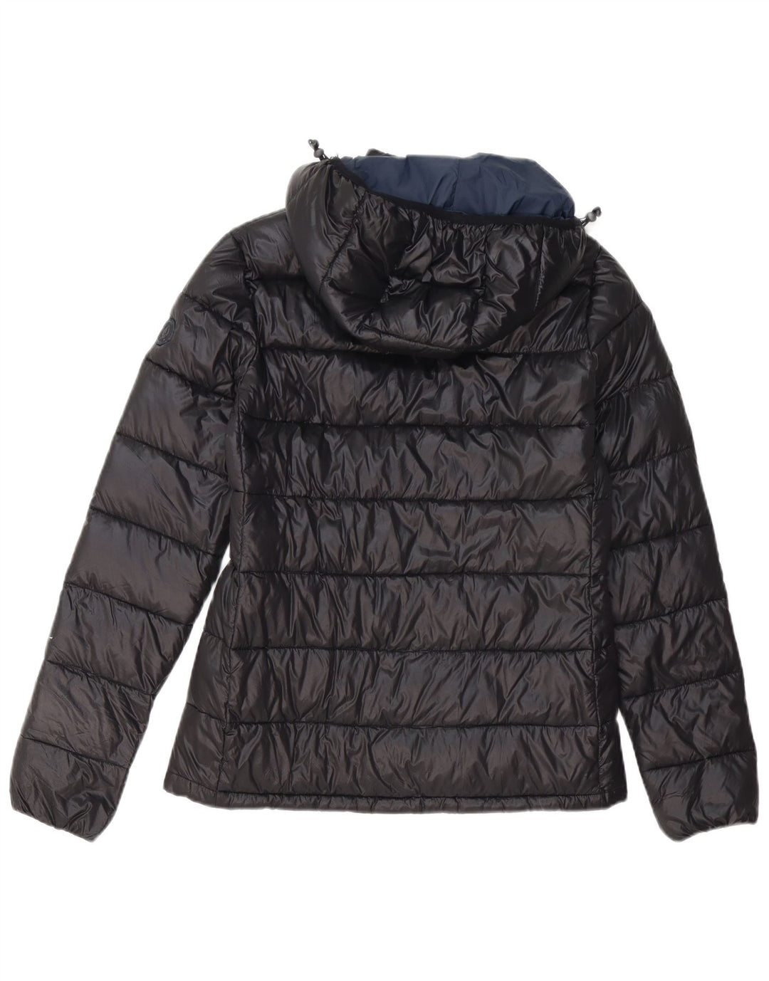 BEST COMPANY Chaqueta acolchada con capucha para mujer UK 44 Mediana Poliéster negro
