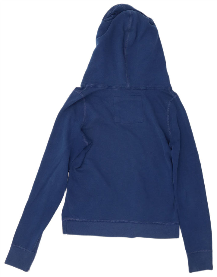 ABERCROMBIE & FITCH Jersey con capucha gráfico para mujer UK 44 Medio Azul marino