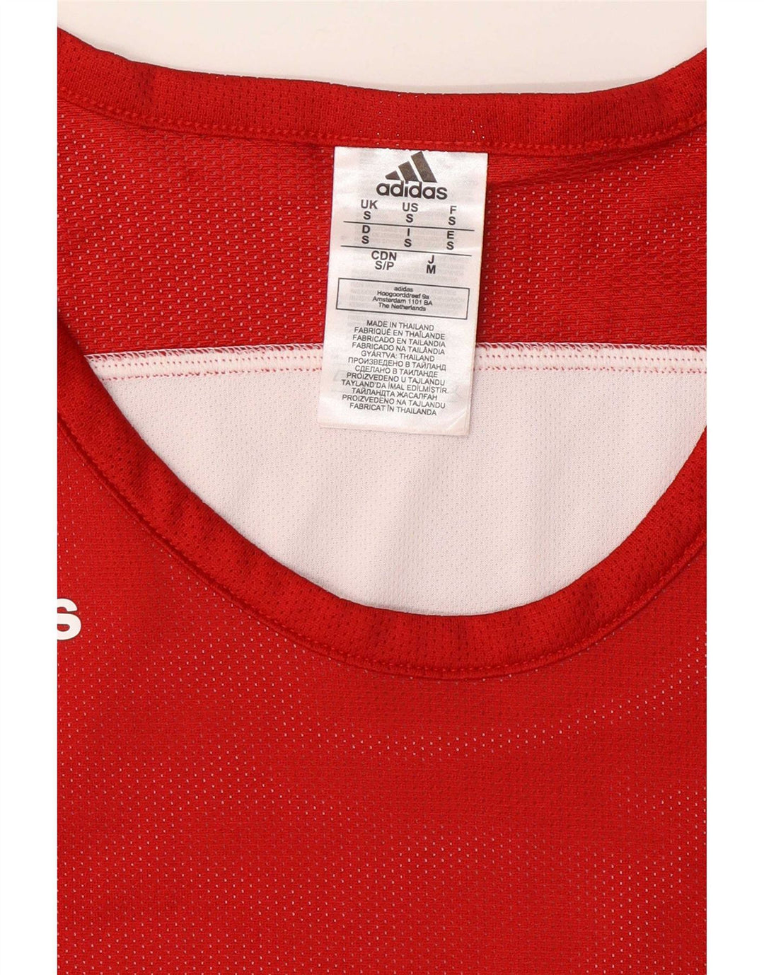 Adidas Hombre Chaleco Top Pequeño Rojo