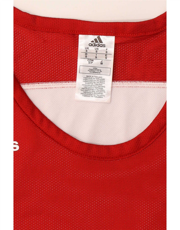 Adidas Hombre Chaleco Top Pequeño Rojo