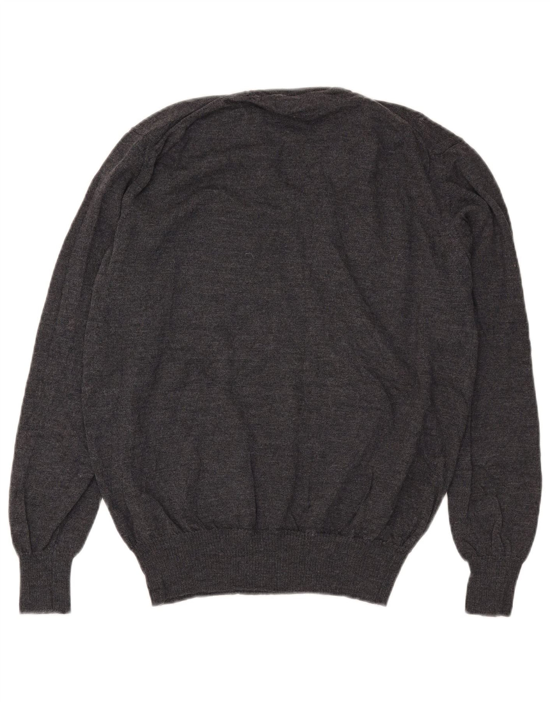 Zara Hombre Jersey Cuello Pico Jersey XL Gris