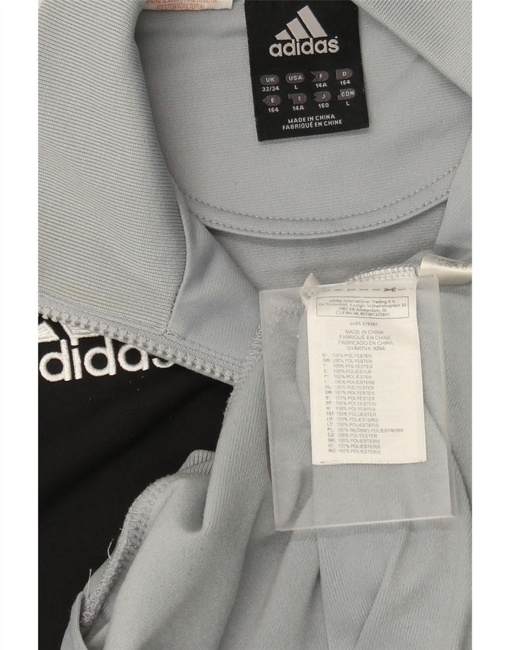 ADIDAS Chaqueta de chándal para niño 13-14 años Gris Poliéster color block