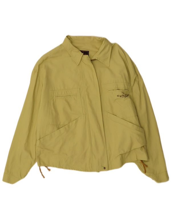 Cazadora Bomber Mujer Trussardi Jeans Oversize IT 44 Poliamida Verde Medio