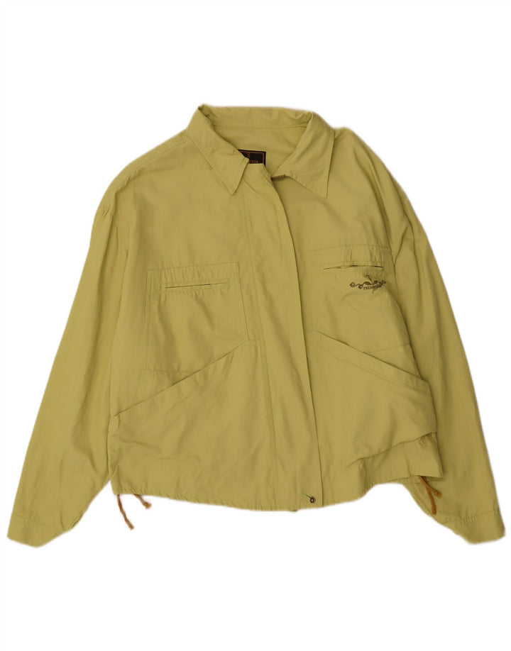 Cazadora Bomber Mujer Trussardi Jeans Oversize IT 44 Poliamida Verde Medio