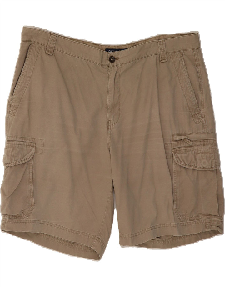 CHAPS Mens Cargo Shorts W40 XL Brown Cotton Vintage Chaps and Second-Hand Chaps from Messina Hembry 