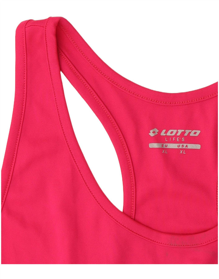 Lotto Top sin mangas para mujer ES 40 XL Rosa