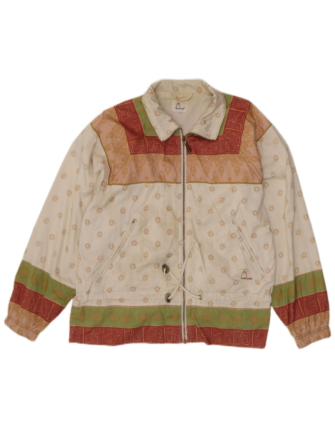 HEAD Chaqueta Bomber para Mujer UK 20 2XL Blanco Floral