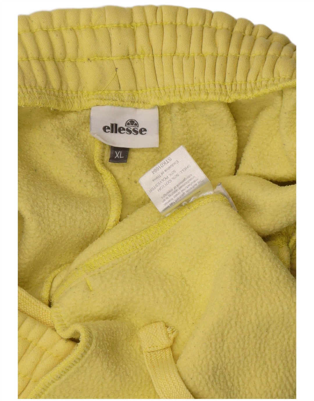 ELLESSE Pantalón Corto Deportivo Hombre XL Algodón Amarillo