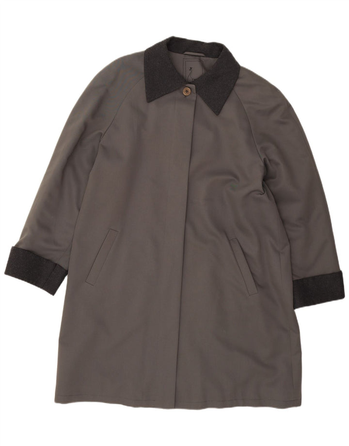 VINTAGE Abrigo extragrande para mujer EU 40 Lana gris medio