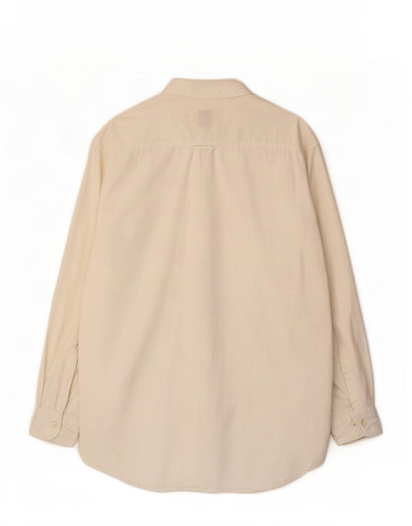 Camisa Levi's para hombre grande de algodón blanco