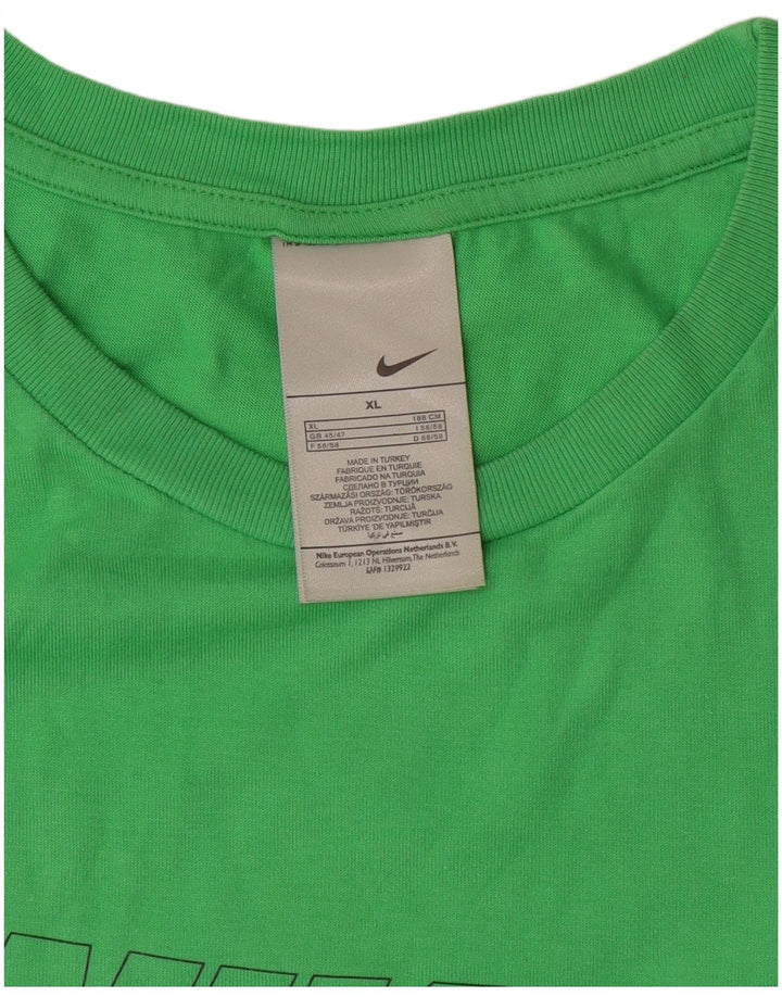 Nike - Camiseta gráfica para hombre, talla 45/47, algodón verde grande