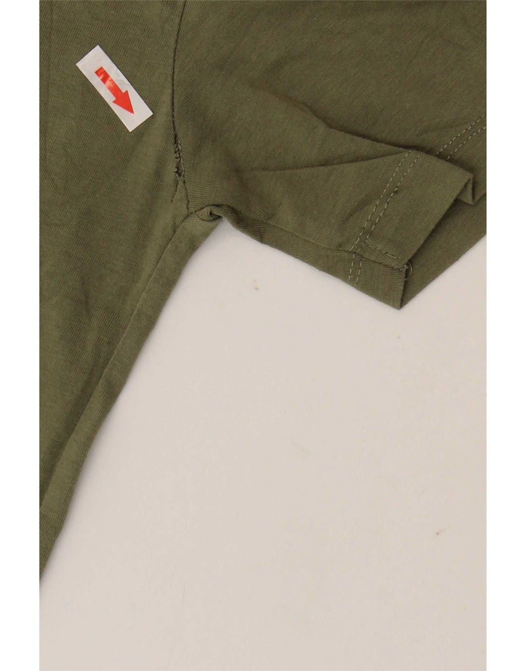 Zara Hombre Camiseta Top Medium Caqui