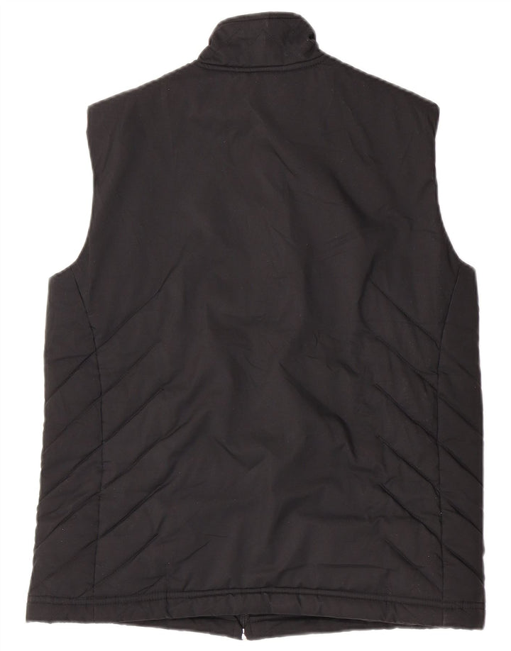 Adidas Chaleco acolchado para mujer UK 12 Mediano Negro Poliéster