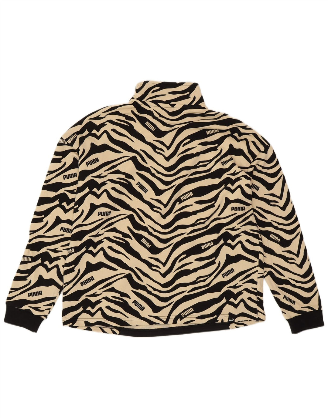 PUMA Sudadera extragrande para mujer UK 14 Medium Off White