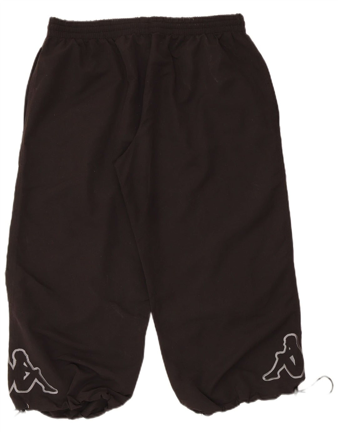 KAPPA Pantalones de chándal capri gráficos para hombre Poliéster negro mediano