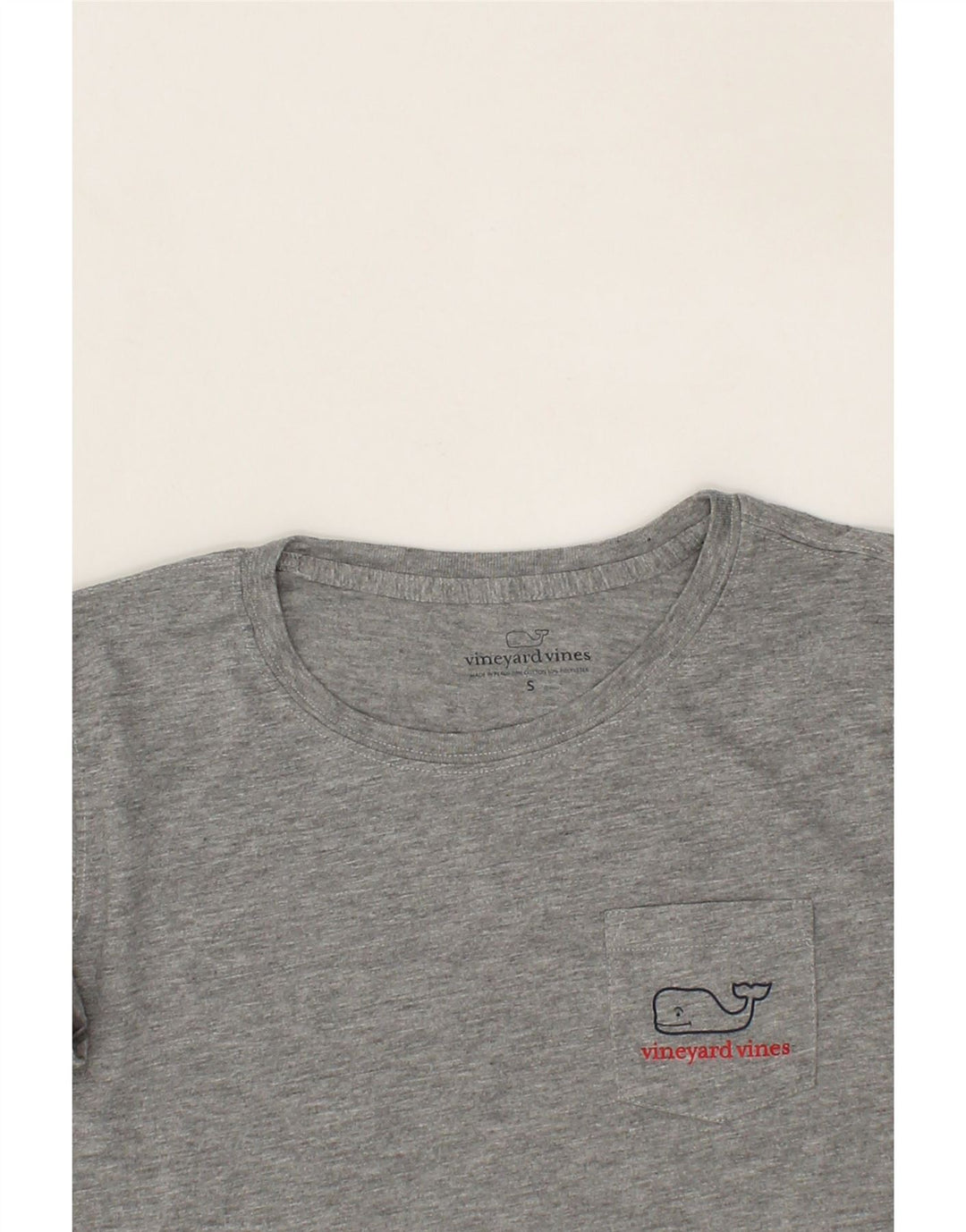 VINEYARD VINES Mens Graphic T-Shirt Top Small Grey Cotton Vintage Vineyard Vines and Second-Hand Vineyard Vines from Messina Hembry 